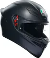 AGV K1 S Helm Integralhelm Motorradhelm Rollerhelm mit Sonnenblende Schwarz-Matt XS 2118394001029004