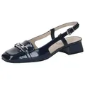 Caprice CAP Memotion aus Leder Trapezabsatz 9-29501-44 Slingpumps CAP Memotion blau 37 EU