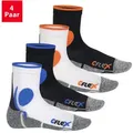 CFLEX Sportsocken Damen und Herren Running Funktionssocken (4 Paar) Laufsocken blau 39-42