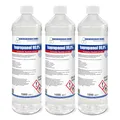 Ravensberger Chemie Isopropanol 99,9% IPA – Isopropylalkohol Reinigungsalkohol zum Entfetten & Reinigen – Lösungsmittel für Elektronik, Glas, Auto & Werkstatt (3x 1 Liter)