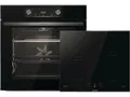 GORENJE BLACK INDUCTION SET 2 (BOS6737E06BG+GI6401BSC), Backofenset (Induktion, A, 77 l)