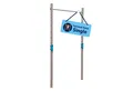 Hudora Turnreck Vario Outdoor/Garten, Reckstange, Turnstange für Kinder & Erwachsene, höhenverstellbar