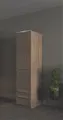 priess Kleiderschrank Schrank Garderobe Wäscheschrank Barcelona in 5 Breiten viel Stauraum, geräumige Schubkästen, mit Spiegel, MADE IN GERMANY