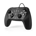 uRage Gamepad “Vendetta 210”, ergonomisches Design, 4 Zusatztasten, Dual-Vibration, Anti-Rutsch-Beschichtung, Anti-Rutsch-Beschichtung, kabelgebunden, für PC