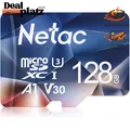 Netac Micro-SD-Karte 128GB UHS-I A1 U3 V30 4K 100MB/s R/W