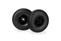 relaxdays Sackkarren-Rad Sackkarrenrad Vollgummi im 2er Set, Schwarz-Schwarz