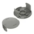 CHIHOLEN 2 Stück Rasentrimmer Spulenabdeckung Kompatibel Mit Bosch F016F05320,Ersatz Trimmerkappe für Bosch Art 23 SL/26 SL,EasyGrassCut 23/26/18/18-230/18-260/18-26(2 Kappe)