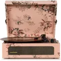 Crosley Voyager Bluetooth Plattenspieler Blumen - Rosa