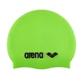 ARENA Classic Unisex Silikon-Badekappe, Schwimmkappe für Frauen und Männer, Badekappe mit Verstärktem Rand, Weiche und Strapazierfähige Schwimmkappe
