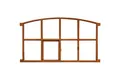 Aubaho Dekoobjekt Fenster zum Öffnen Rost Stallfenster Eisenfenster Eisen 74cm Antik-Sti
