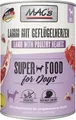 Macs Dog Hundenassfutter Adult getreidefrei 400 g Lamm & Geflügelherzen