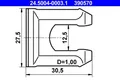 10 St. ATE Halter, Bremsschlauch 24.5004-0003.1