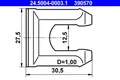 ATE 24500400031 Bremsleitung Klammer Bremsschlauch Halter 11 x 1 mm 390570