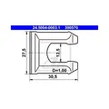 ATE Halter für Bremsschlauch für ATE Halter für Bremsschlauch 24.5004-0003.1