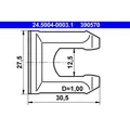 10x Halter, Bremsschlauch ATE 24.5004-0003.1 passend für