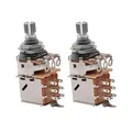 Musiclily Metrik A250K Push Pull Potentiometer 15mm Audio Taper Poti für E-Gitarre und Bass(2 Stück)
