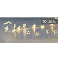 LED Lichterkette 10 LED Stern Cepewa - Weiß