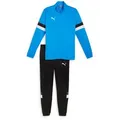 PUMA Trainingsanzug TEAMRISE TRACKSUIT (2-tlg), zweiteiliges Set, Regular Fit, ohne Kapuze blau L (52/54)