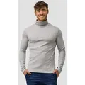 Indicode Rollkragenshirt Herren Eagon Langarmshirt Herrenshirt grau M (48)