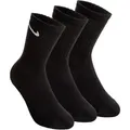 Nike Everyday Cushioned Tennissocken 3er Pack Unisex - schwarz, Größe 38-42 (auch verfügbar in 34-38, 42-46, 46-50)