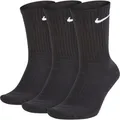 Nike Everyday Cushion Crew 3erPack Socken - schwarz