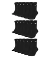 Nike Unisex Trainingssocken Everyday Cushioned Crew Socks SX7664 9 Paar, Größe:38-42, Artikel:-010 black