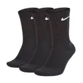 NIKE Unisex 3er Pack Sportsocken - Everyday, Cotton Cushioned Crew, einfarbig...