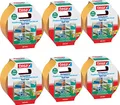 tesa 6 Stück doppelseitiges Verlegeband/Extra stark klebend - für alle Teppiche und PVC Beläge/Für Fußbodenheizung und feuchte Räume geeignet / 50mm x 10m