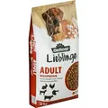 Dehner Lieblinge Hundefutter, Trockenfutter zuckerfrei, für ausgewachsene Hunde, Geflügel / Wild / Fisch, 12 kg