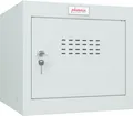 Phoenix CL0344GGK Würfel-Schließfach Cube Locker 44L Grau - Schlüsselschloss - Für Hause, Büro, Fitness, Schüle