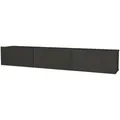 moebel17 Tv-Lowboard, Anthrazit, Holzwerkstoff, Rechteckig, 180x29.5x29.5 cm, Wohnzimmer, Wohnwände, Lowboards, Lowboards stehend