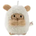 NICI-Kuscheltier Schaf Wools 5cm an Header Karte - Beige
