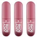 essence JUICY BOMB plumping lipgloss, Nr. 08, Pink, vergrößernd, glänzend, vegan, ohne Konservierungsstoffe, ohne Parabene, ohne Mikroplastikpartikel, 3er Pack (3x2.6ml)