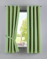 Gardinenbox Vorhänge Blickdicht »Newyork« Grün HxB 160x140 cm 2er-Pack Thermo-Gardinen Verdunkelungsvorhang Blackout Ösen schalldämmend ÖKOTEX UV-Schutz Raffhalter, 201920600-2