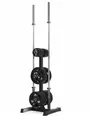 ATLETICA Rhino Storage | Ablage für Gewichte | Ablage für Ø 50 mm Scheiben und Stangen | Mehr Ordnung im Gym | Platzsparend | Hochbelastbar | Gummiprotektoren | 21 kg