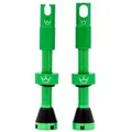 PEATY ́S x Chris King Tubeless Ventil Set (MK2) matte emerald 42 mm