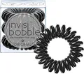 invisibobble Original Haargummi True Black I 3x Spirale Haargummis schwarz für Mädchen, Damen & Herren I starker Halt & haarschonend I das Original, designed im Herzen Münchens