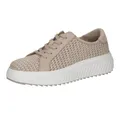 Caprice 23710 (Leder/Textil) beige Damen Sneaker