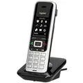 Gigaset S850H Telefon / Schnurlostelefon / Universal Mobilteil - mit Farbdisplay - Dect-Telefon / schnurloses Telefon - Freisprechen / Router - Platin-Schwarz