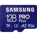 Samsung PRO Plus microSDXCTM UHS-I Speicherkarte 128 GB mit USB-Kartenleser, 128 GB Blau