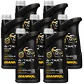 7x1 Liter MANNOL 4-Takt Plus 10W-40 Motoröl Motorradöl Bike Oil JASO MA/MA2
