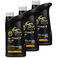 3x1 Liter MANNOL 4-Takt Plus 10W-40 Motoröl Motorradöl Bike Oil JASO MA/MA2