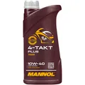 1 Liter MANNOL 4-Takt Plus 10W-40 Motoröl Motorradöl Bike Oil JASO MA/MA2