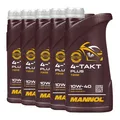 5 (5x1) Liter MANNOL 10W-40 4-Takt Plus Motorradöl JASO MA2