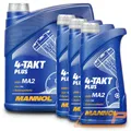 MANNOL 7 L LITER 4-TAKT PLUS MOTORÖL MOTOR-ÖL MOTOREN-ÖL