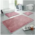 LindenBerg Badematte - Rutschfester Badteppich - Mikrofaser 60 cm x 100 cm