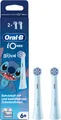 Oral-B Aufsteckbürsten iO Kids 6+ Disney Stitch, Sanft zu wackeligen Zähnen & Zahnfleisch, ab 6 Jahren