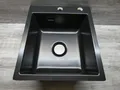 Systemceram Einbauspüle KeraDomo MERA 46 F ! Flächenbündig einbaubar ! Keramik
