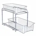 Küchenorganizer-Set, stapelbarer, Silber
