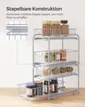 Organizer für Küche ausziehbare Schubladen Schubladen Organizer SCK017E01